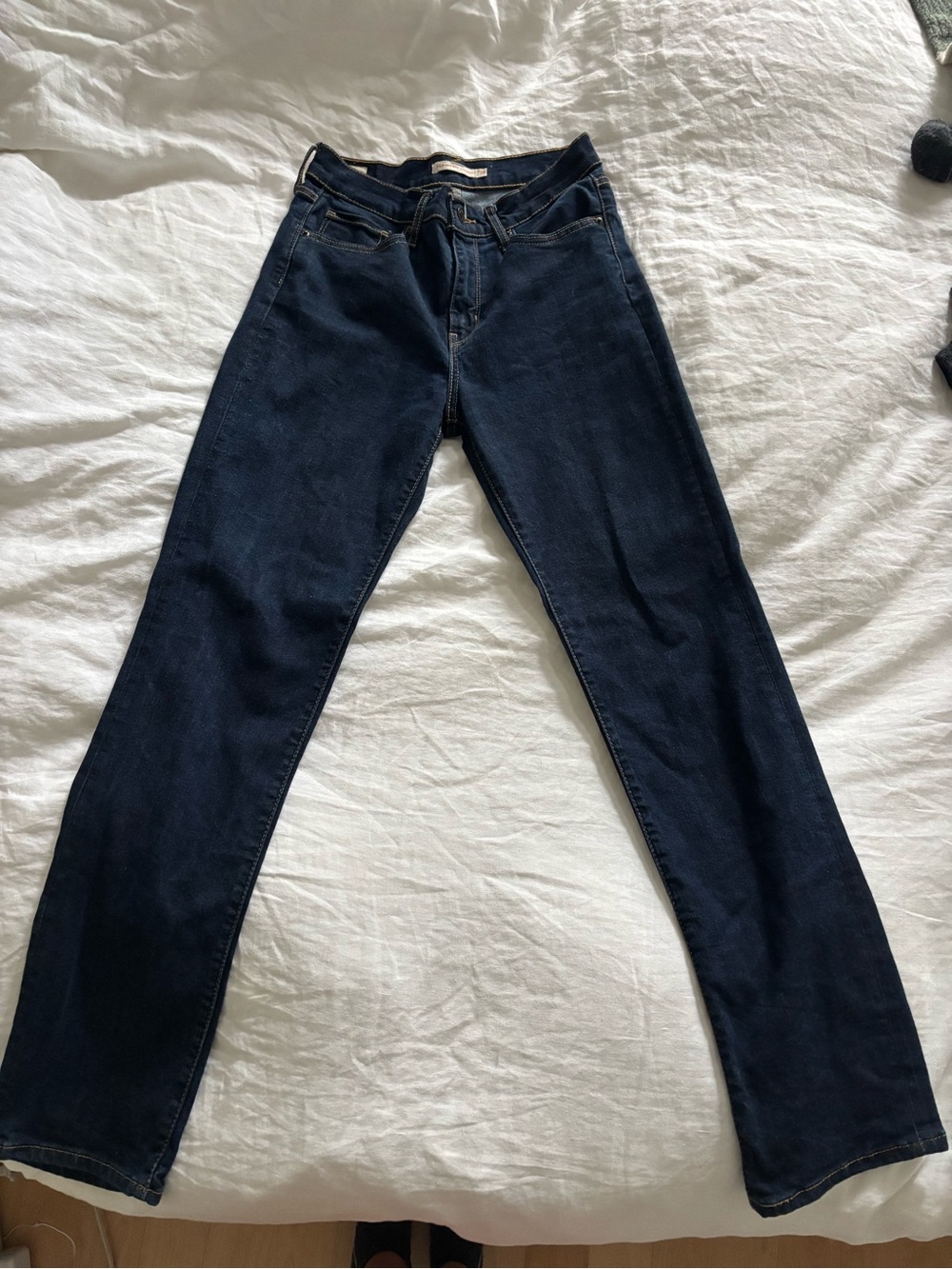 Levi's Navy Straight-Leg Women's Jeans